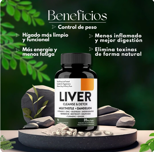 Liver Cleanse Detox “Desintoxica tu cuerpo con el poder de la naturaleza