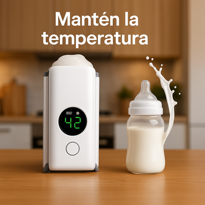 Calentador de Leche Portátil Temperatura precisa y constante